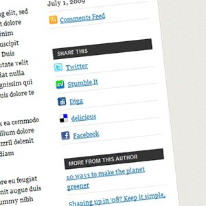 WordPress Sidebar Widgets